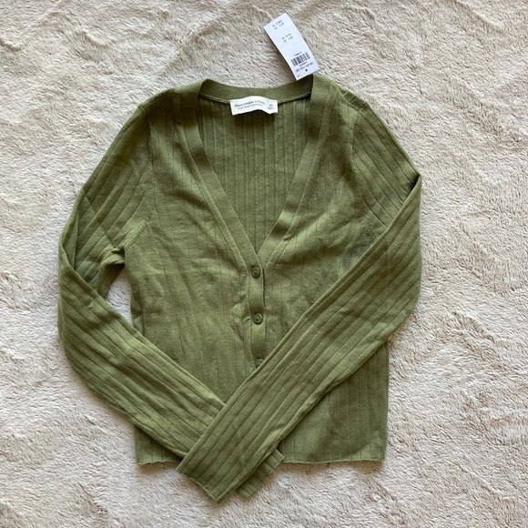 Nwt Abercrombie Luxeloft Slim Cardigan 